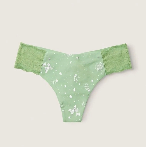 Victoria secret -Mint No Show Thong-Large - Picture 1 of 2
